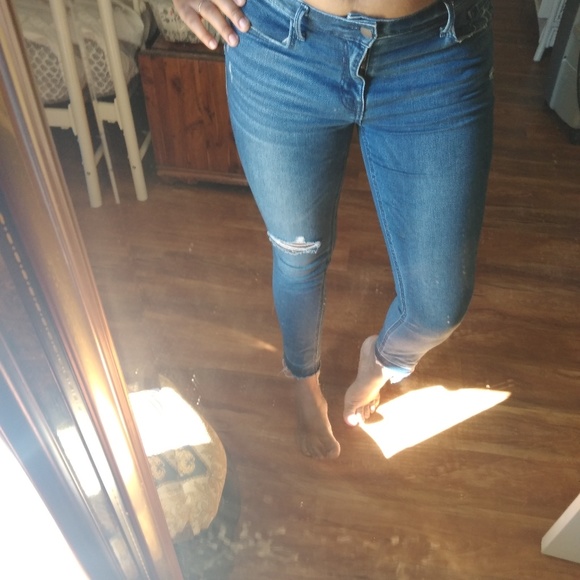 Old Navy Rockstar Super skinny Ankle Jeans - Picture 4 of 5